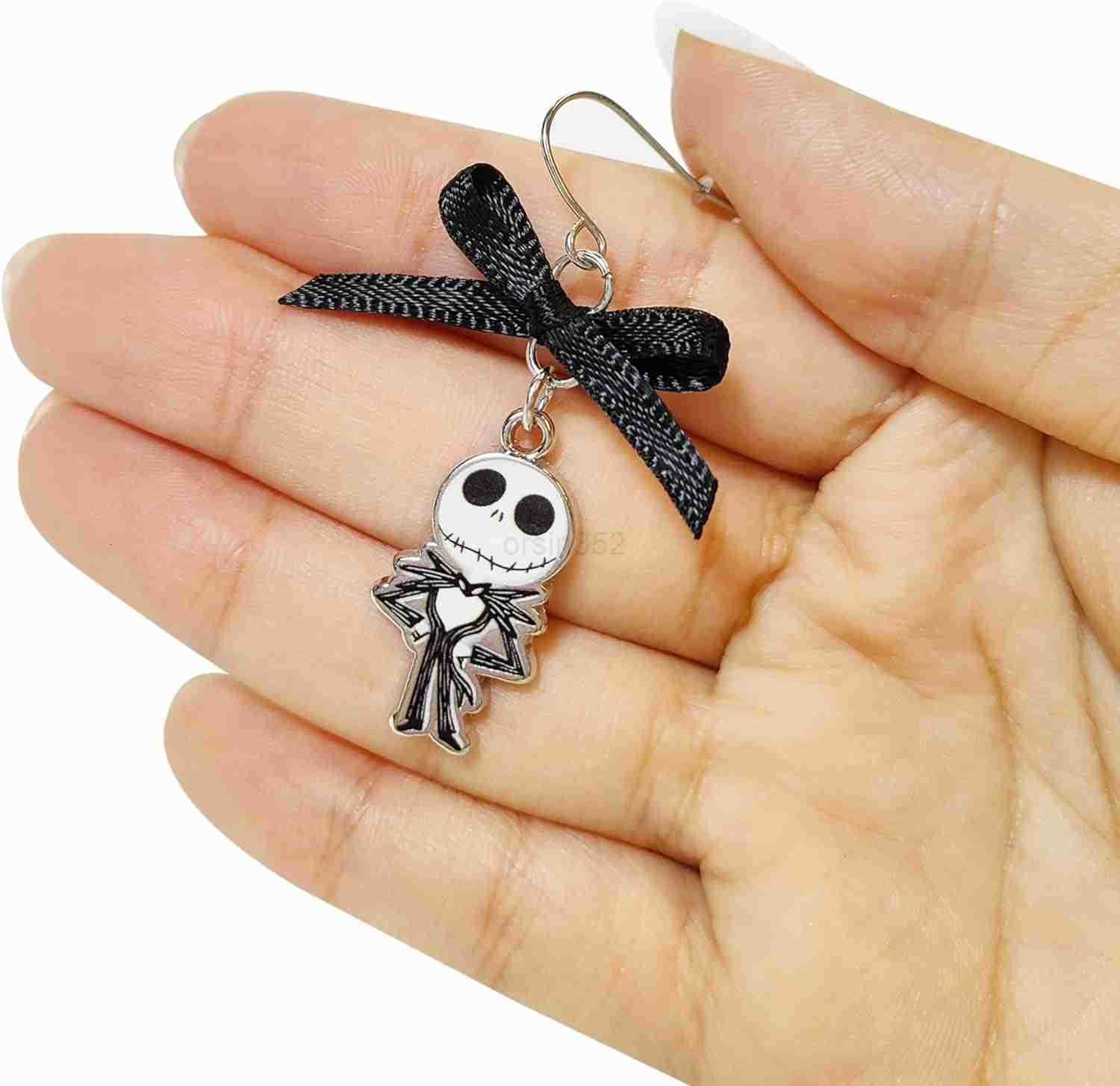 The Nightmare Before Christmas Jewelry Hypoallergenic Earrings for Girls Stud Earrings Fishhook Earring Sets with Charms One Size Fits All Gifts Age 4
