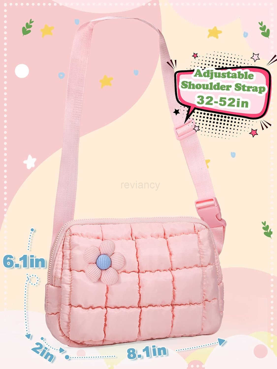 Crossbody Bag for Girls 4 5 6 7 8 9 10 11 12 Year Old Girl Birthday Back to School Gift Purses Bag Cute Trendy StuffW250911
