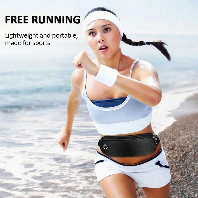 Sports Fanny Pack Women Belt Bag Men Running Waist Bag Mobile Phone Gym Bags Running Accessories Adjustable Strap Waist Bags Z250911