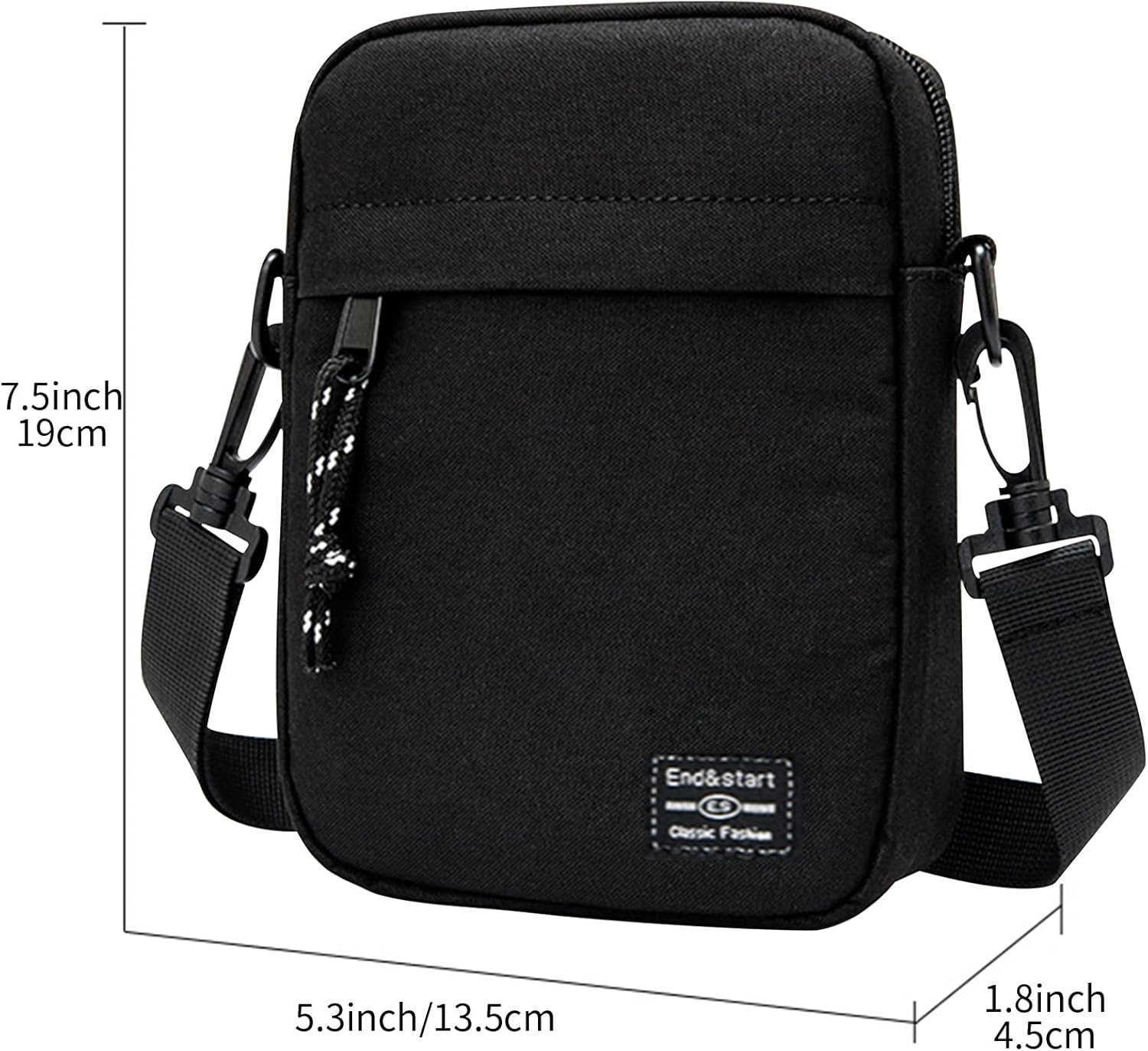 Small Crossbody Bag Shoulder Bag For Men Women Mini Messenger Bag Water Resistant Satchel Bag for Work TravelW250911