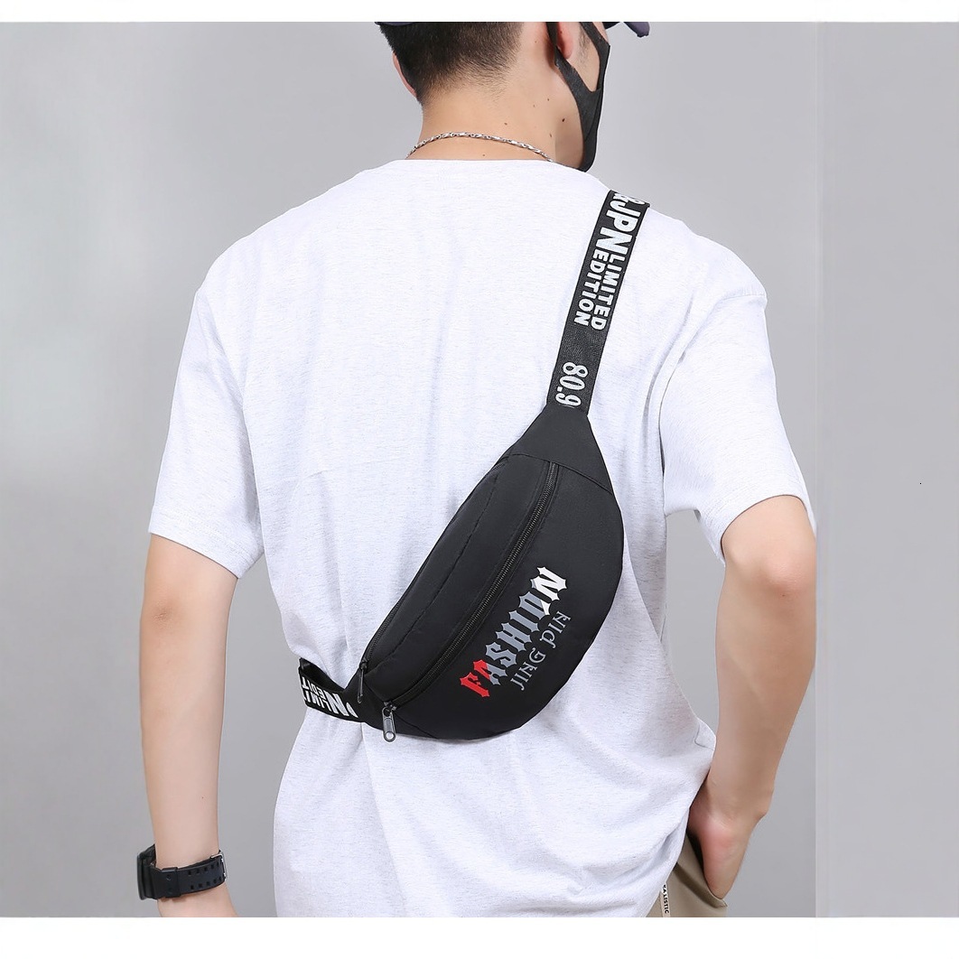 Multi Compartment Large Capacity Men Waist Bag With Letter Free Shipping Strap Multi Functional Chest Bag Outdoor Designer Bag Sports Phone Luxury Bag