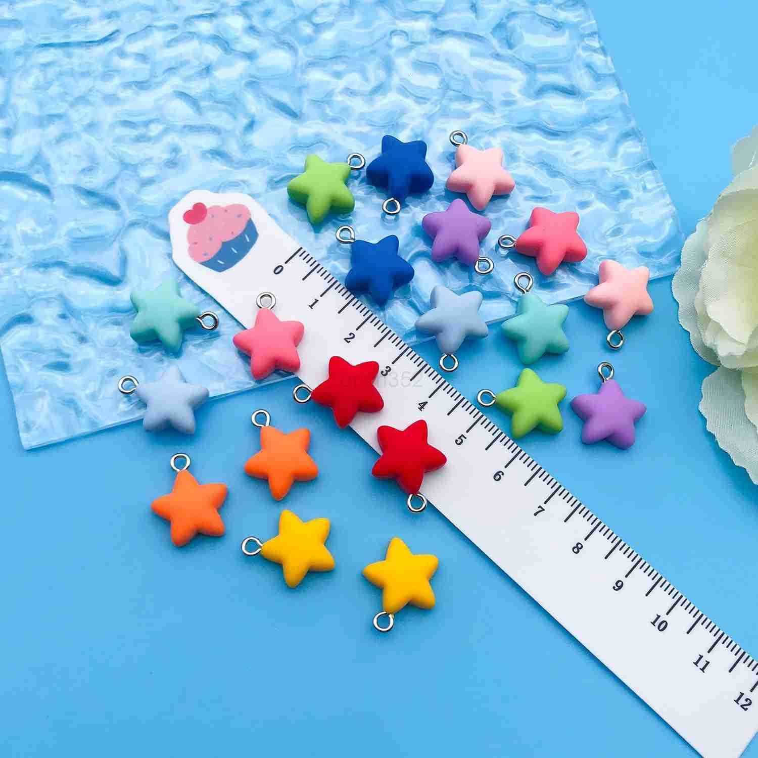 80pcs Resin Star Series Pendant Jewelry Making DIY Keychain Earrings Pendant Various Design Charms for Jewelry Making s Necklace SN149W250911