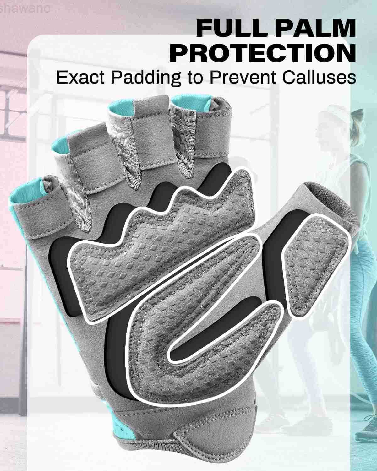 Workout Gloves for Women and Men Breathable Weight Lifting Gloves for Gym Exercise Fitness Training and Cycling with Excellent Grip and Cushion PadsW2