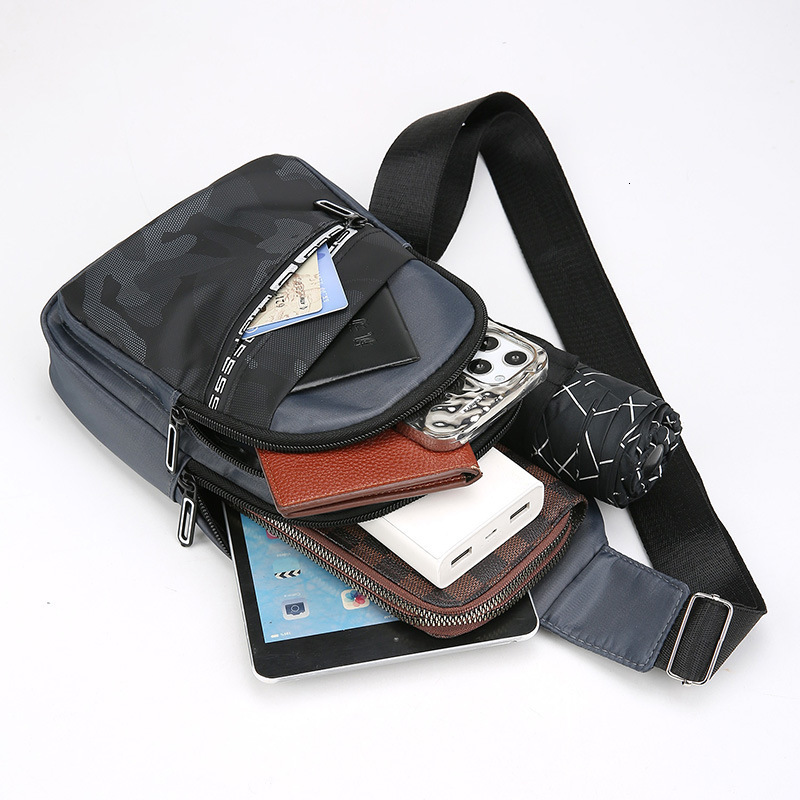 Fashion Chest Bag Men Oxford Casual Shoulder Bag Crossbody New Luxury Bag Backpack Trendy Waist Bag Free Shipping Crossbody Designer Bag Bag