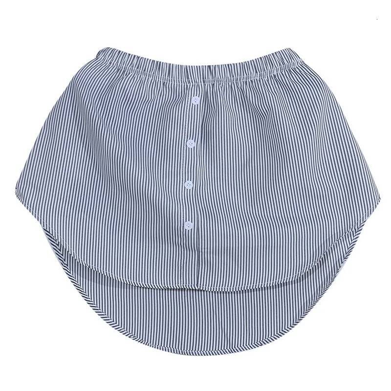 Black Spring Women Hem Casual Korean Style Sweater Bottom Fake Shirt Buttock Skirt dongdumaoyi