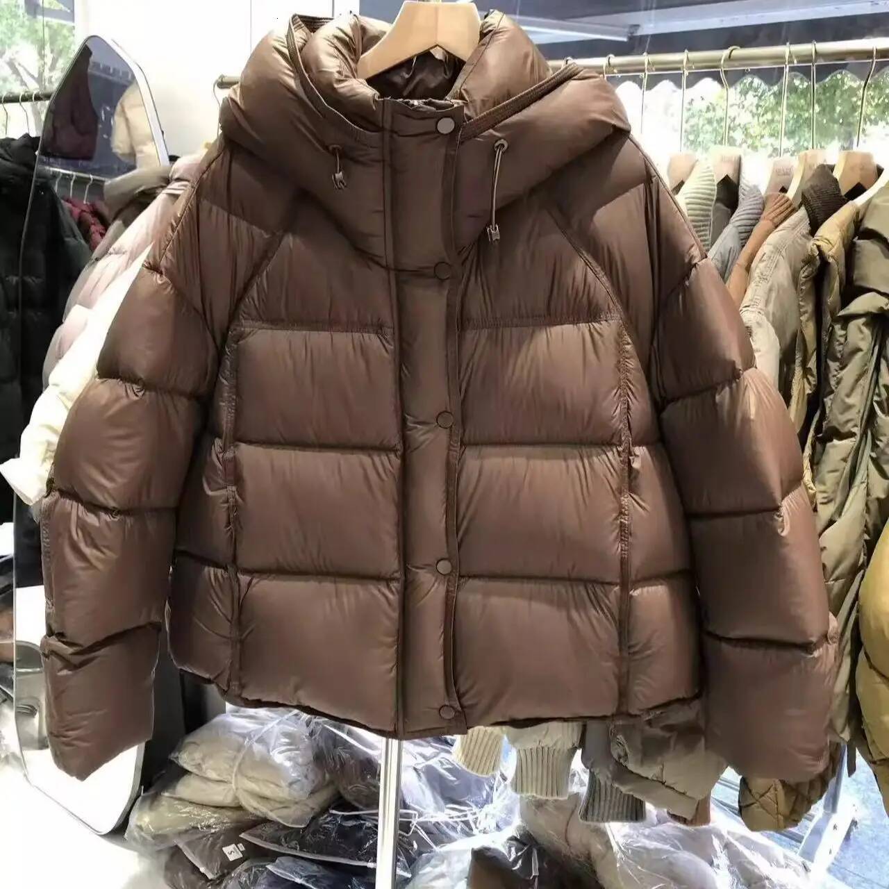Fashion Hooded Thick Cotton For Women In Winter 2025, Popular Short And High-End Korean Version Warm Jacket