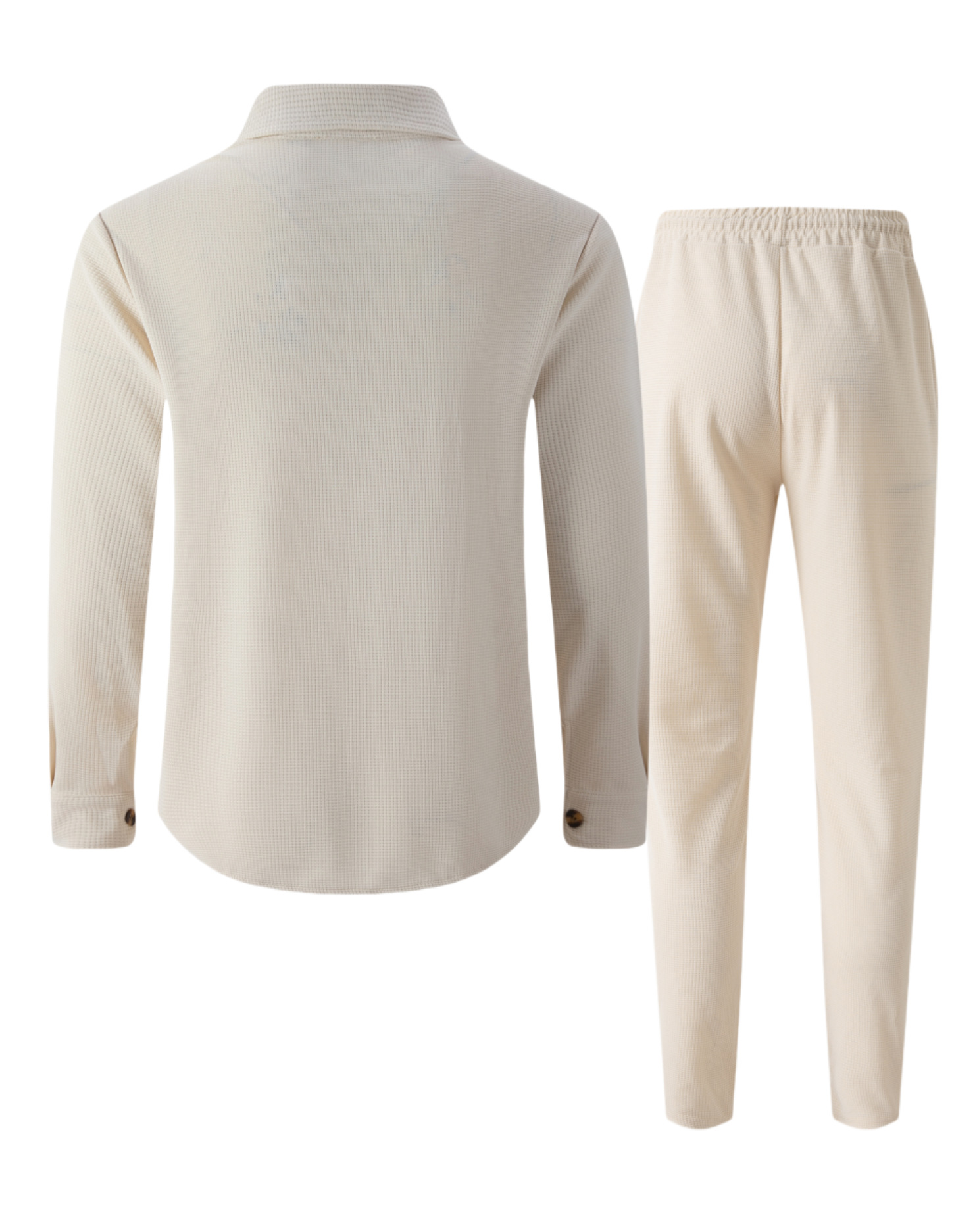 Fall Elegant Long sleeved Tracksuits Lapel Collared Hoodie Pants 2-piece Button Slim Shirt Hoodie Bust Pocket Pants Casual Suit 2 pcs sets plus size