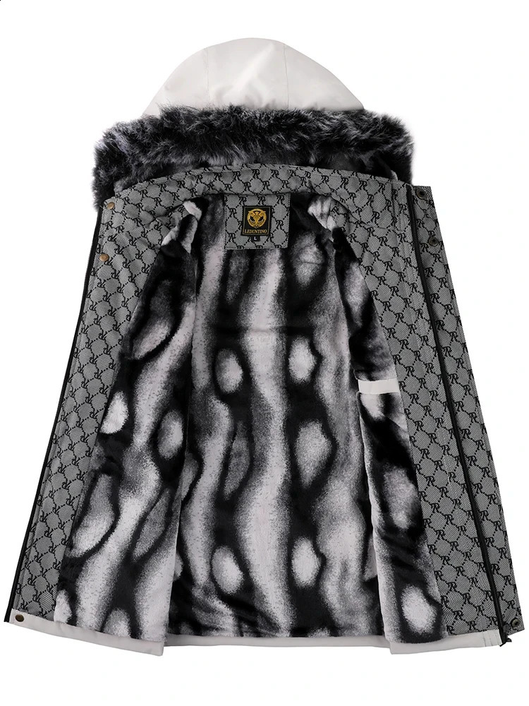 Mens Fall And Winter Casual Fashion Trend With The Hooded Cotton Jacket Windproof Padded Cold Pure Color Simple Clothing 250911