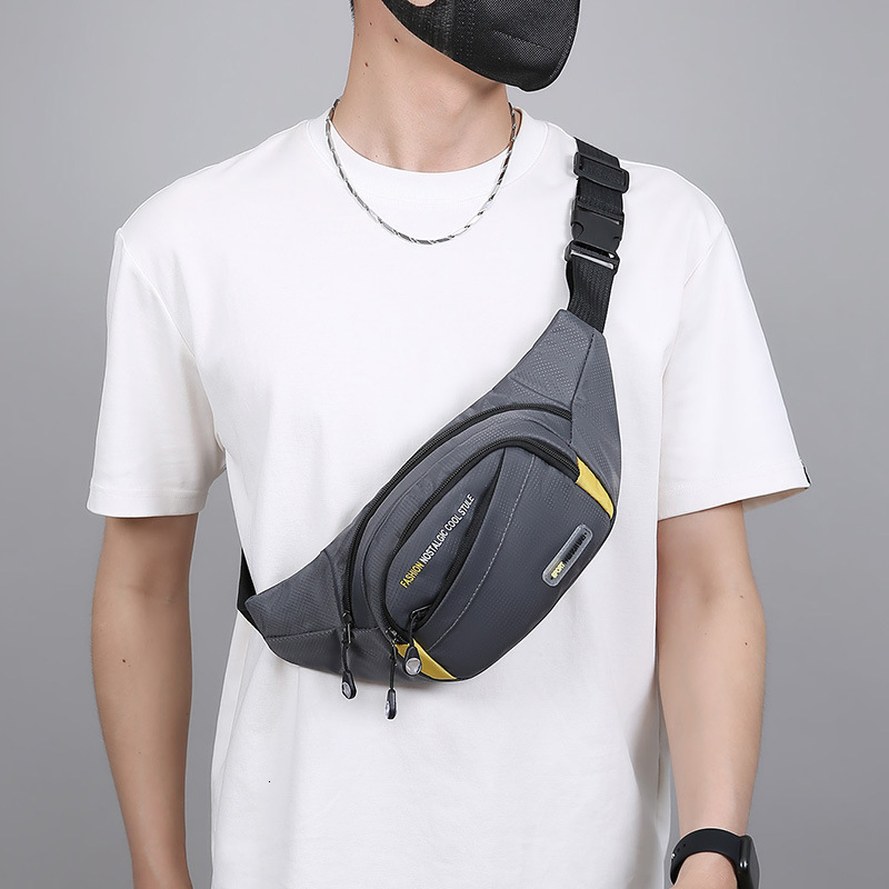 Multifunctional Outdoor Sports Waist Bag Luxury Designer Bag Bag Large Capacity Multi Layer Crossbody Shoulder Bag Oxford Cloth Thickened Fashion Free