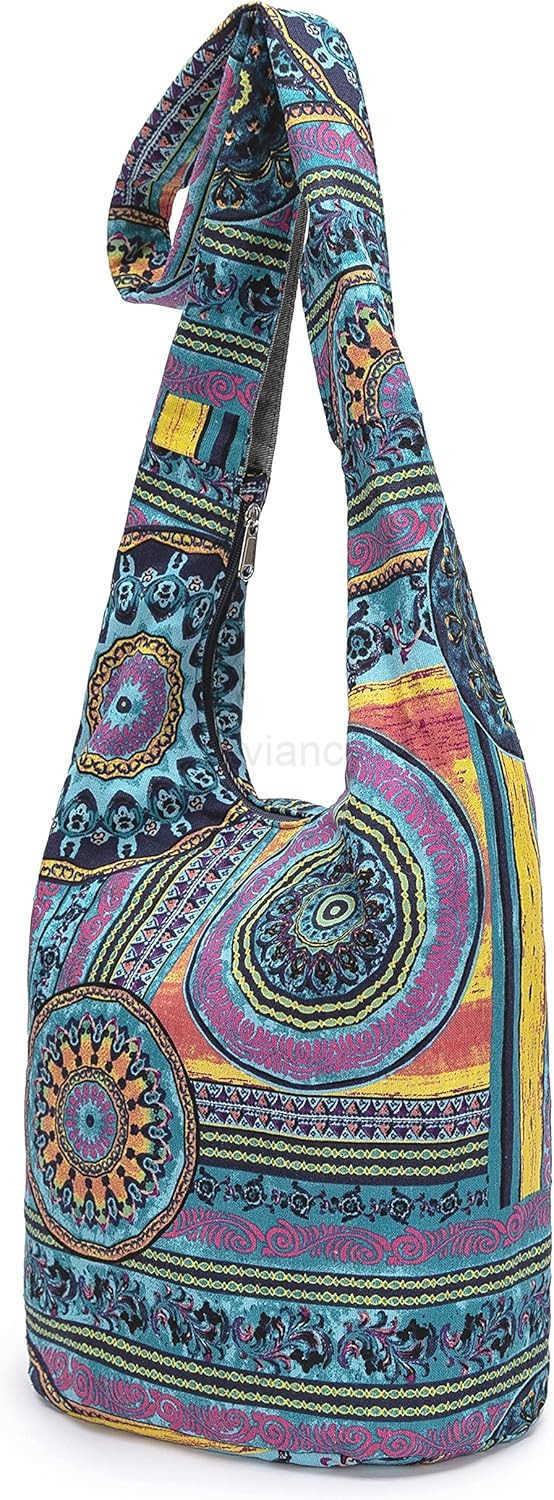 Women Shoulder Handbags FAshion canvas Hippie Crossbody Bags Bohemian Animal Prints W250911