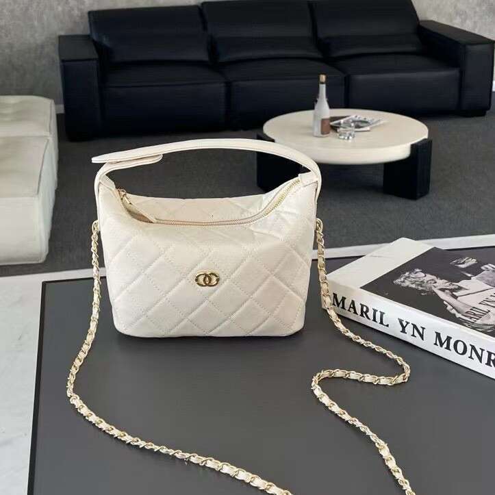 Designer Bag Uxury Bag New Eather Style Caviar Diamond Chain Unch Box Fashion Single Shoulder Crossbody Shoulder Bag Small Trendy