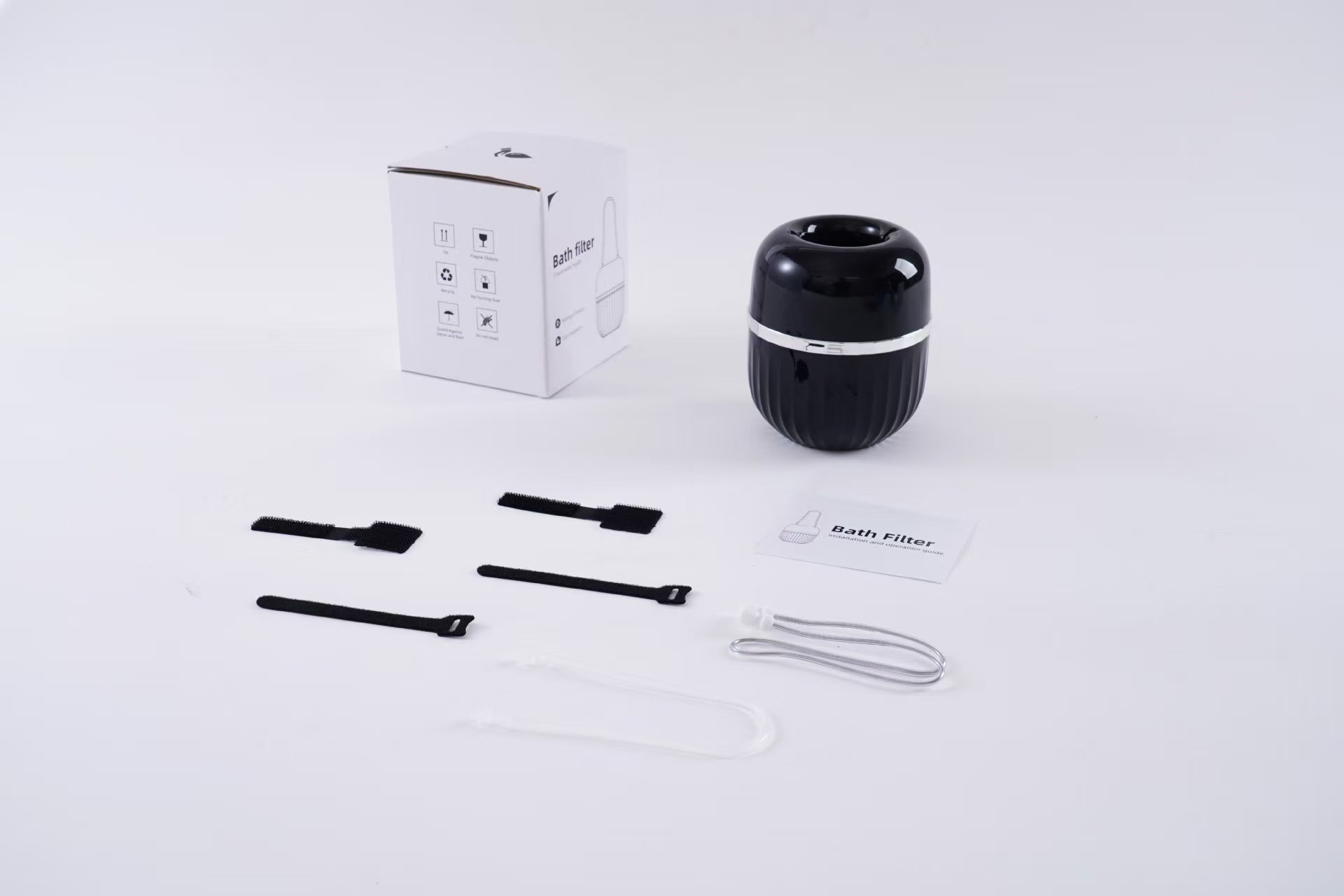 Home Bathtub Filter - No Installation Required Multi-Layer Filter Media for Efficient Water Purification High-Performance Filtration-L01