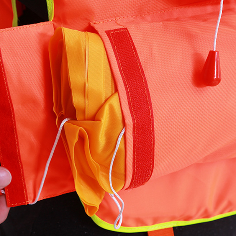 inflatable life vest rescue vest life jacket Maritime travel and sightseeing Wear-resistant Reflective style Lightweight and easy to carry