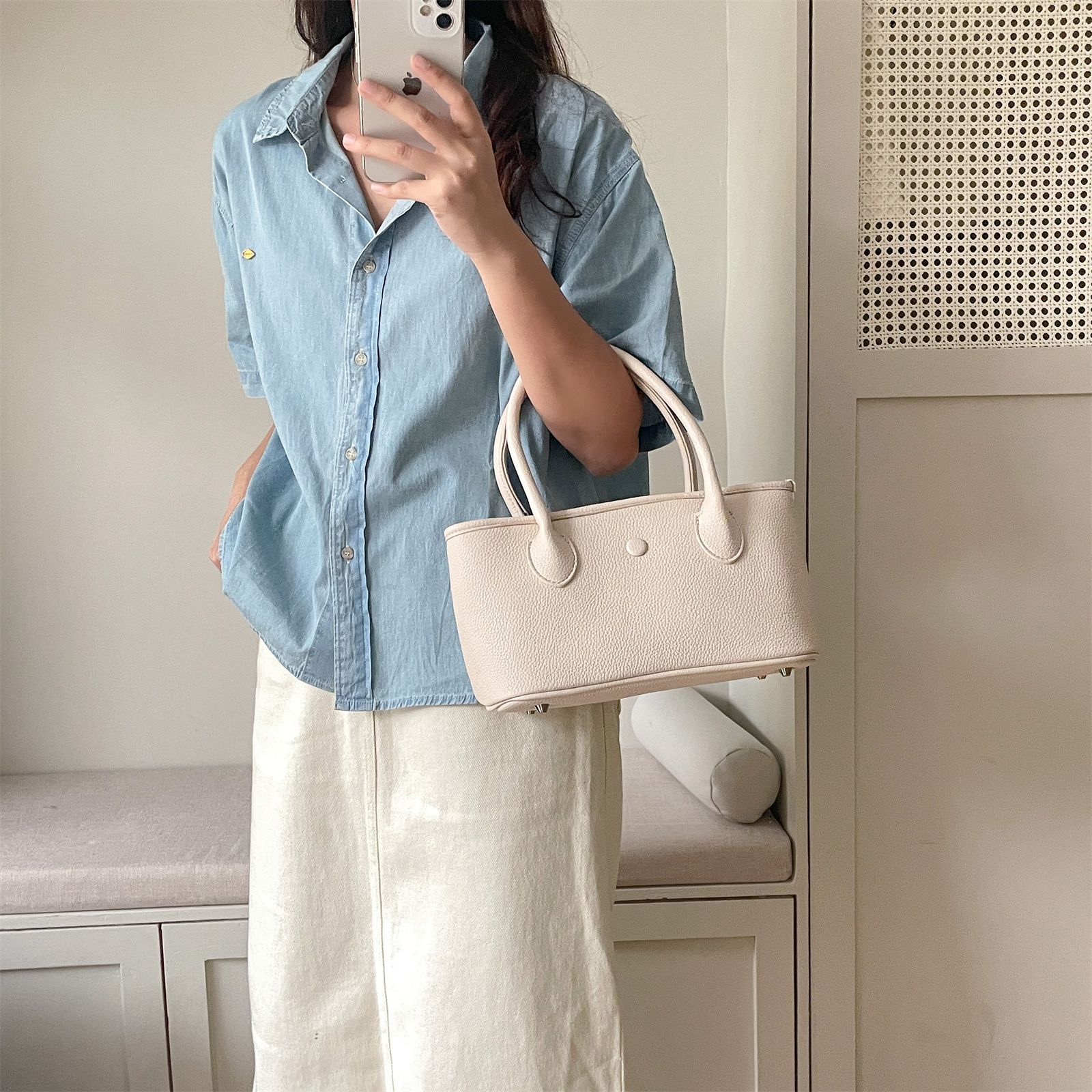 Free shipping designer bags for womens Shoulder bags sliver red beige black New minimalist and high-end versatile shoulder bag