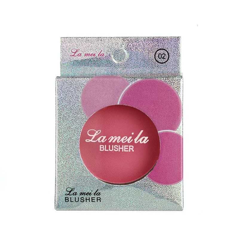 Monochrome blush Pallete 6 Color Peach Face Mineral Pigment Cheek Blusher Powder Makeup Professional Contour Shadow Pink Blusher W250911