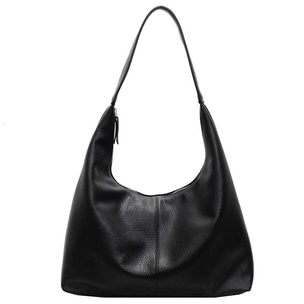 Slouchy Hobo Bag for Women Zipper Closure Tote Bag PU Leather Large Capacity Solid Color Handbag for Travel Shopping Work W250911