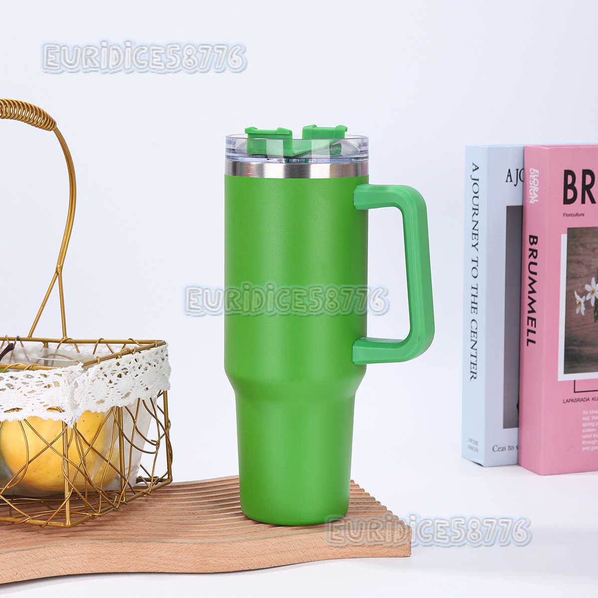 40oz Large Capacity Car Cup 304 Stainless Steel Insulated Cup Outdoor with Handle Gift Cup H250911