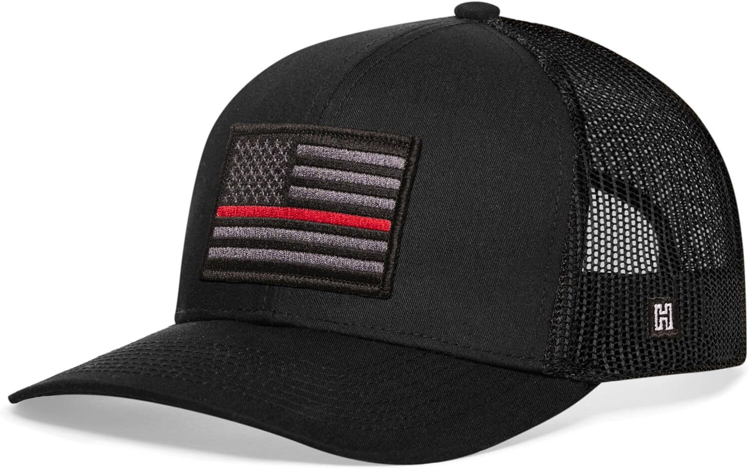American Trucker USA Flag Mesh Snapback Cap for Men, Women & Golf, Patriotic Baseball Dad Hat