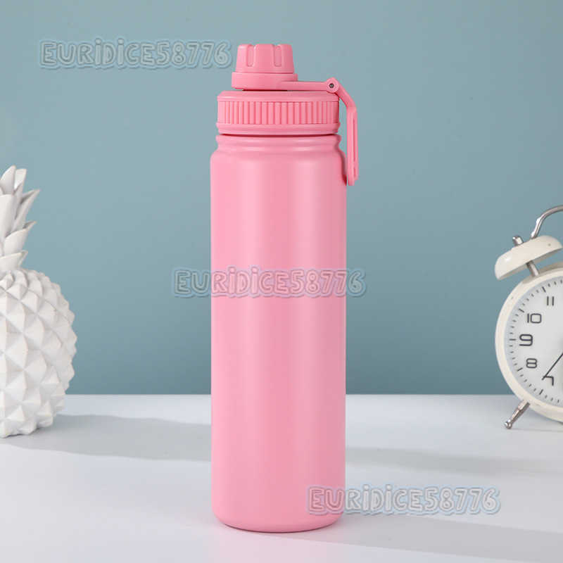Doublelayer Sports Water Bottle 304 Stainless Steel Insulated Cup Outdoor Portable Large Capacity Space Bottle H250911