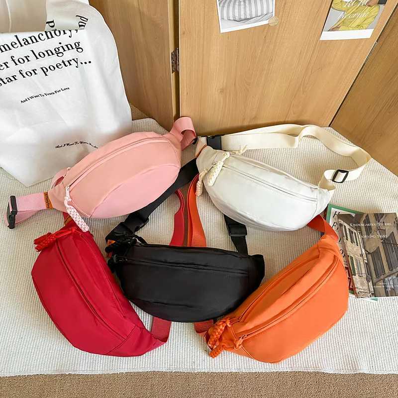 Waist Bag New Summer Waist Bag Korean Version Of Popular Sporty And Fashionable Waist Bag A Small Bag With Wide Shoulder Straps Z250911