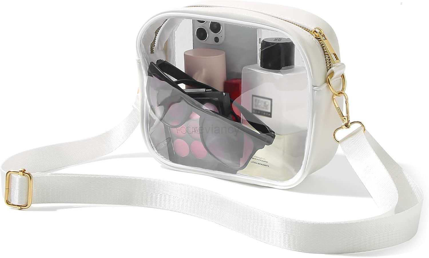 Clear Bag Stadium Approved Crossbody Transparent Bag for Concerts Sports Events Purses for Men WomenW250911