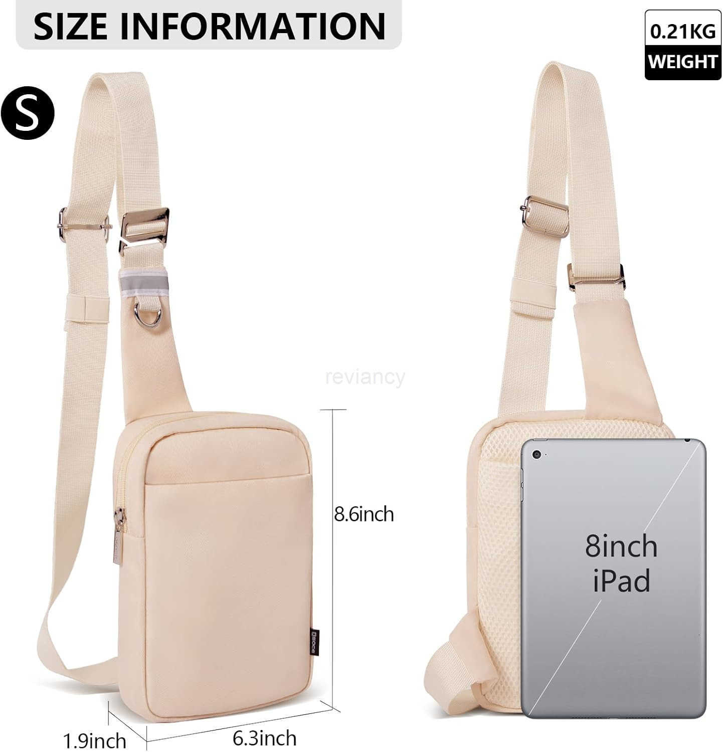 Small Sling Bag for Men and Women with RFID Pocket Anti Theft Crossbody Chest Bag Casual Travel Bag for HikingW250911