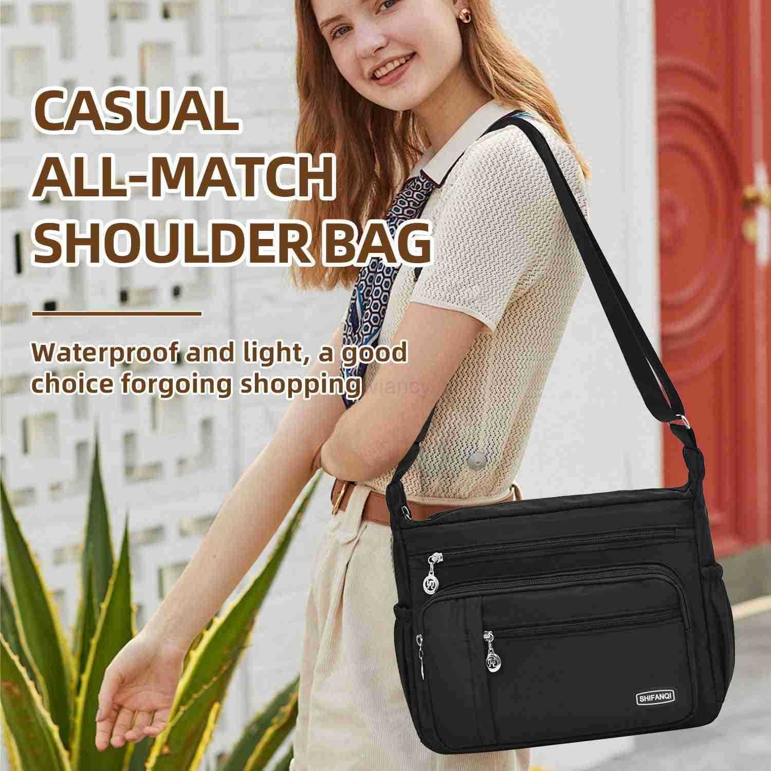Crossbody Bag for WomenMulti Pockets Cross Body Purses for Women Ladies Shoulder Bag Travel Purses and HandbagsW250911
