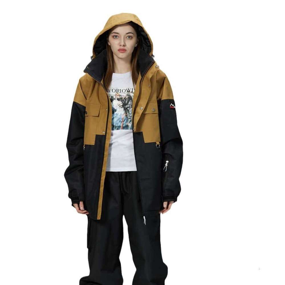 Women's Snowboard Double Board Mountaineering Outdoor Skiing Windproof Waterproof Warm