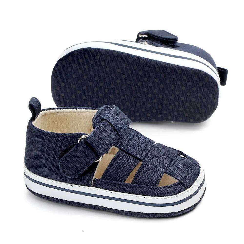 Baby breathable toe-covered summer and spring baby walking shoes