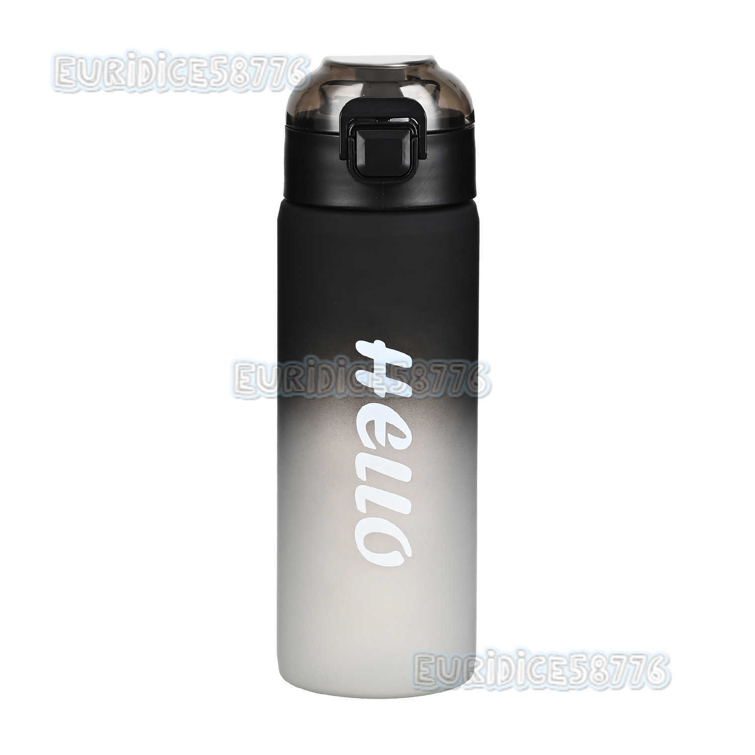 Temu Sports Water Bottle Highend Matte Gradient Color Water Cup Outdoor Portable Water Bottle H250911