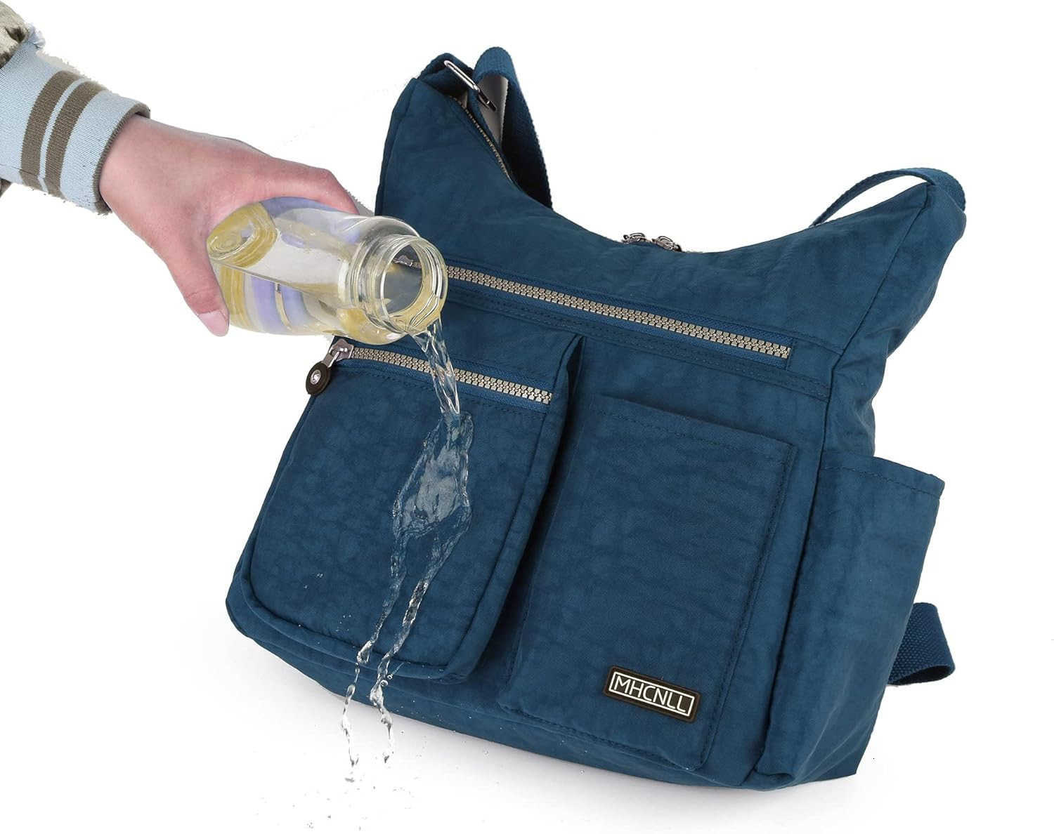 Crossbody Bag with Anti Theft RFID Pocket Women Lightweight WaterResistant PurseW250911