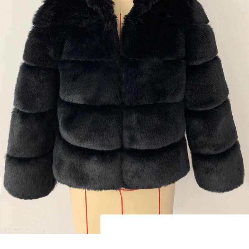 Women's Fashion Fox Imitation Women's Korean Version Warm Slim-Fit Fur Coat