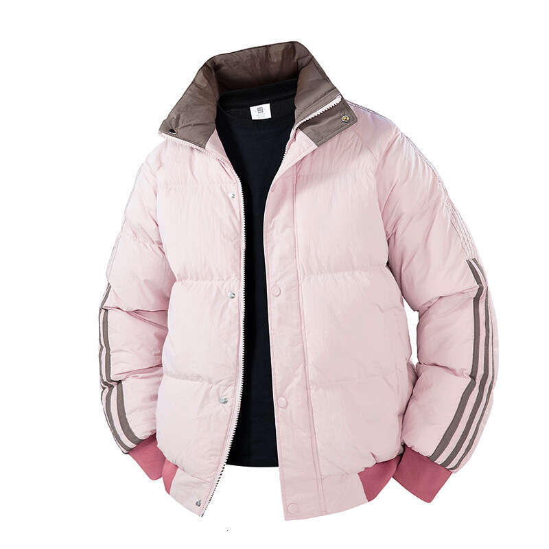 Multicolor High-Quality Winter New Thickened Jacket Warm Thick Cotton Coat Men Color-Block Simple Windproof Cold-Proof