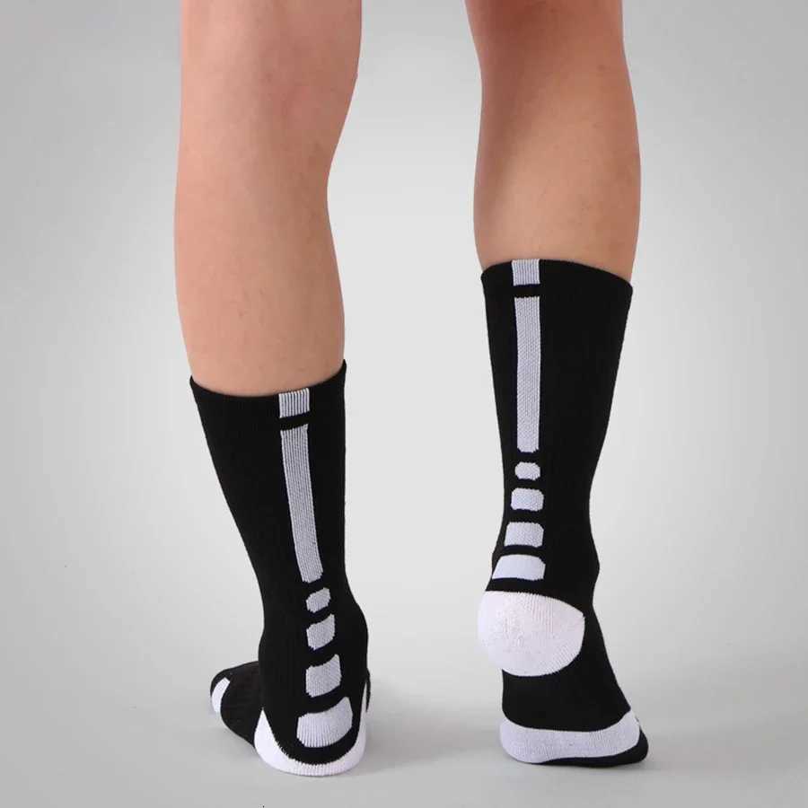 Skateboard Athletic Crew Socks Towel Bottom Soft Comfortable Moisture Wicking For All Sports D250911