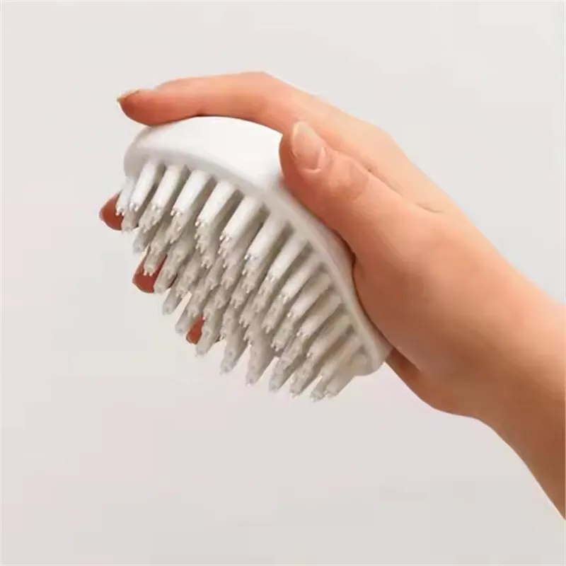 Pets Brush For Bath Dog Cat Massage Brush Grooming Comb Soft Rubber Pets Fur Hair Removal Comb