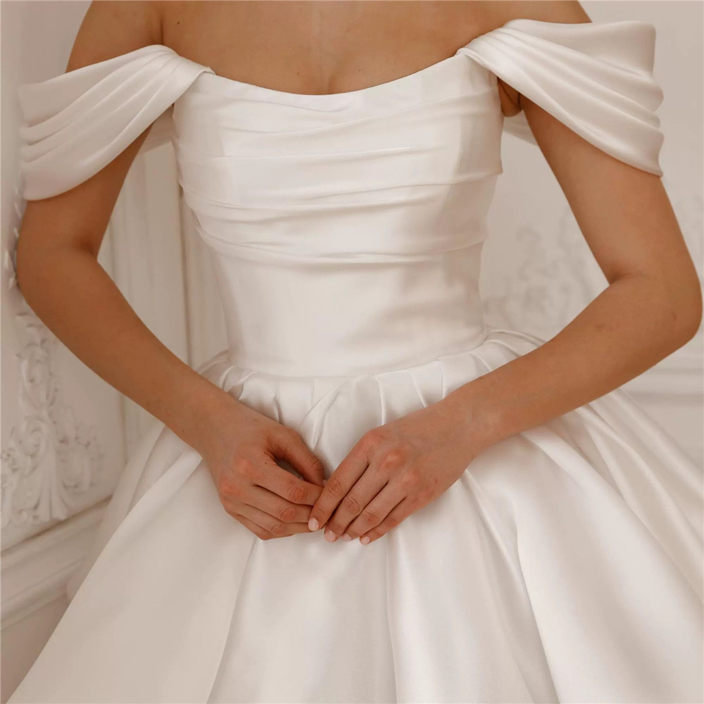 White Off-the-Shoulder Short Prom Dresses Sweetheart Beaded Puff Skirt for Women Birthday Customized Formal Occasion Evening Party Gown BQ26