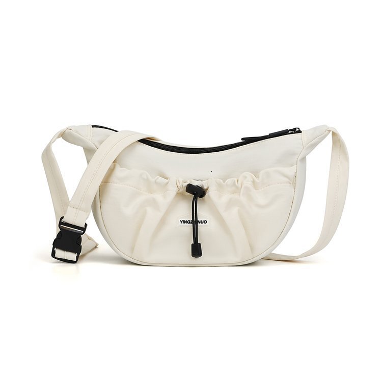 Fashion Pleated Commuter Luxury Bag Dumpling Bag Free Shipping Capacity Lightweight Simple Shoulder Bag Designer Bag Design Color Block Handheld Cross