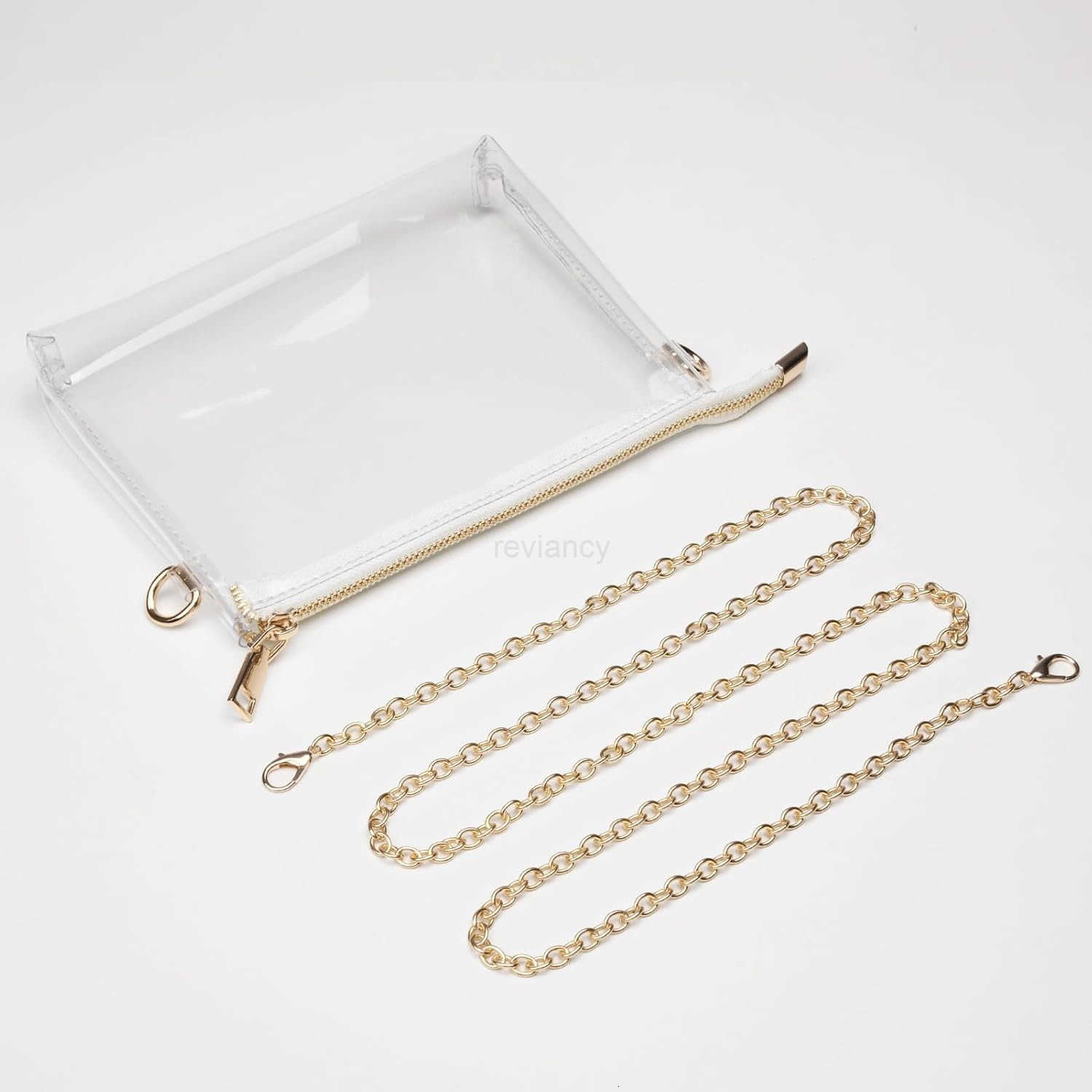 Clear Purse for Women Stadium Approved Small Crossbody Bag with Zipper Clear Stadium Bag for Concerts SportsW250911