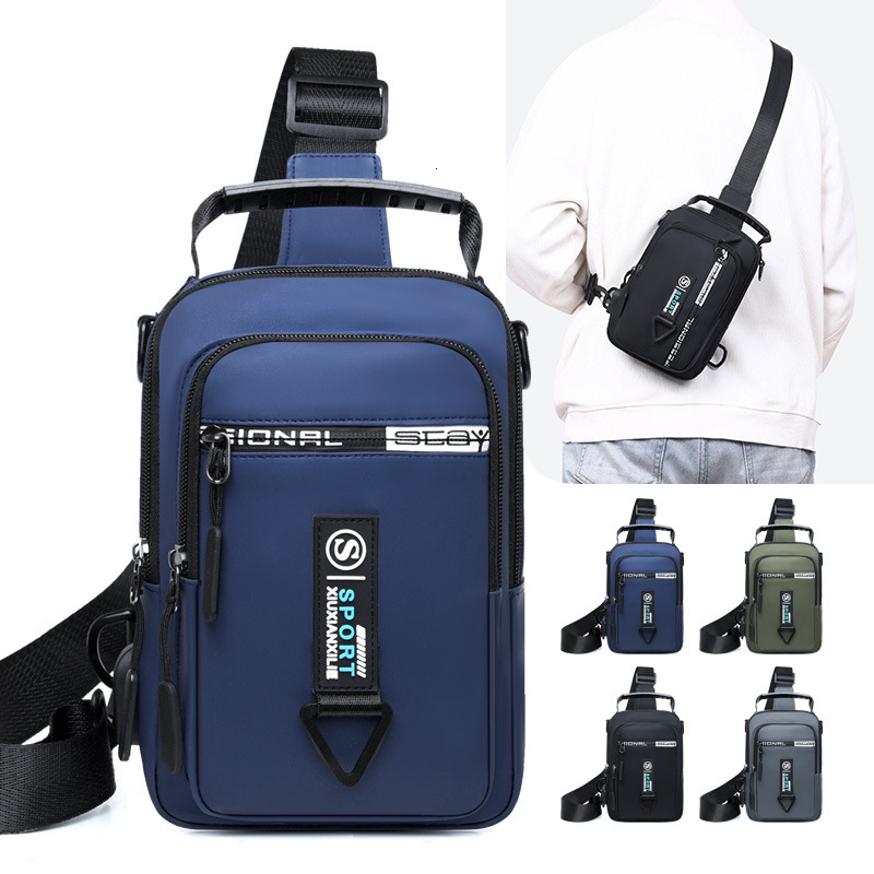 Men S Chest Bag New Sports Cycling Luxury Bag Crossbody Bag Designer Bag Casual Free Shipping Outdoor Handbag Versatile Lightweight Business Shoulder 