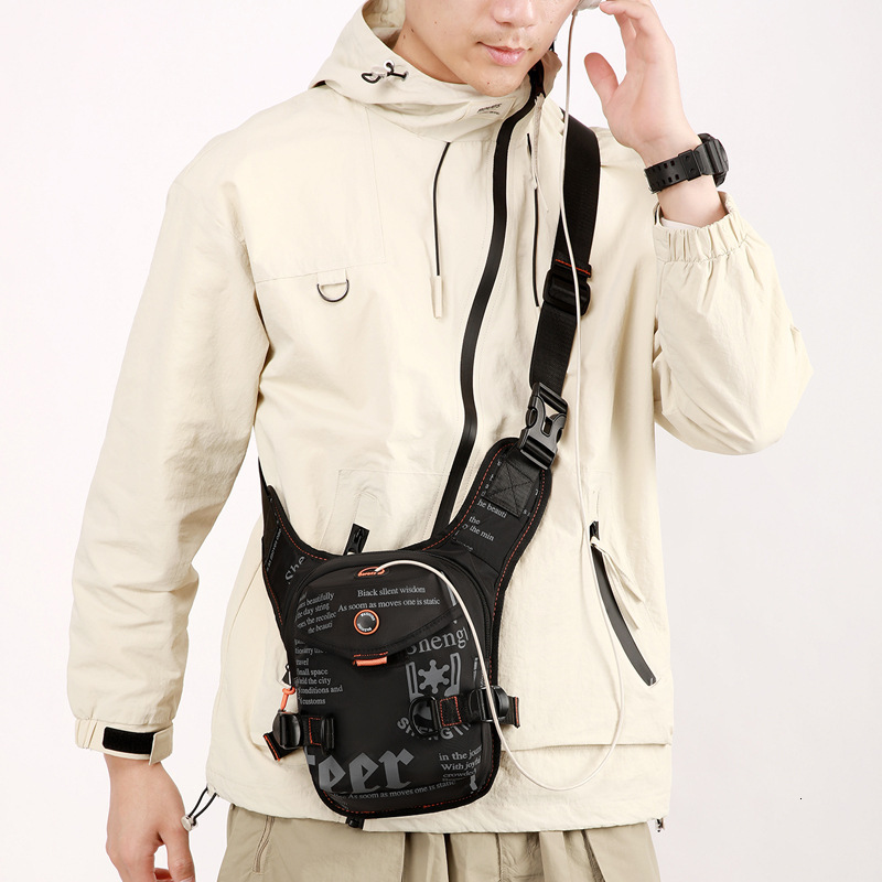 Multifunctional Casual Waist And Leg Luxury Bag Bag New Outdoor Cycling Sports Crossbody Designer Free Shipping Bag Bag Street Fashion Men S Shoulder 