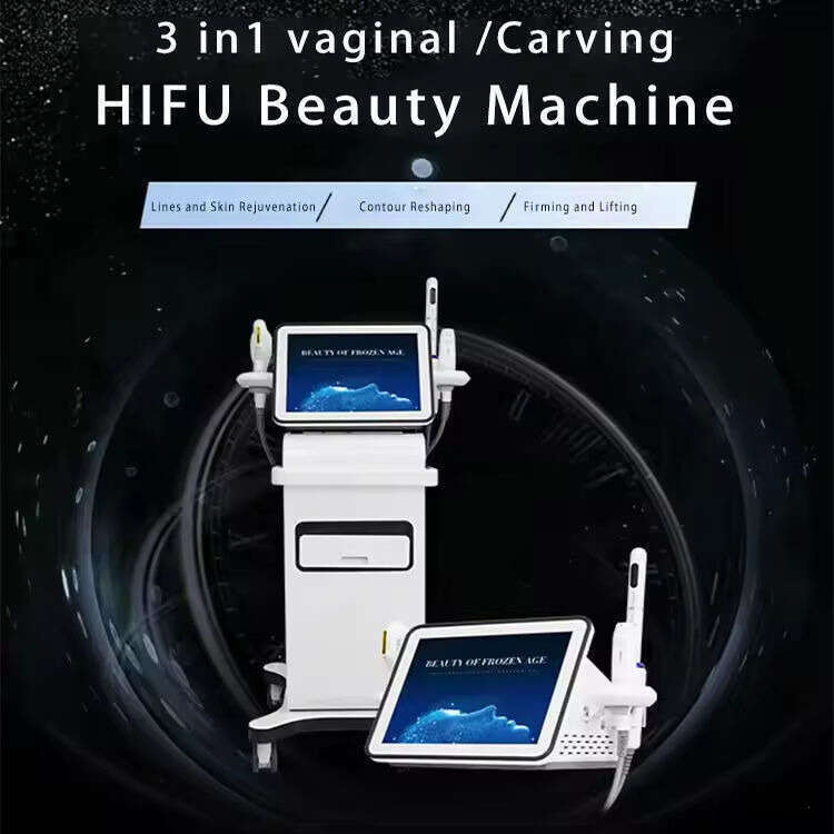 Hot Hot Upgrade 3 In 1 HIFU Face Beauty High Intensity Focused Ultrasound Smas Face Lifting Fine Lines Wrinkle Removal Vaginal Beauty Machine RF Face 