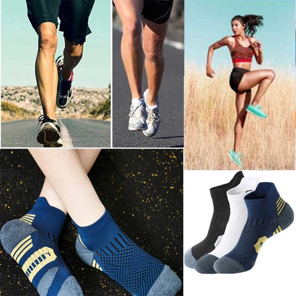 3Pair Professional Fitness Sports Socks Towel Bottom NonSlip Running Socks Men Women Short QuickDrying Basketball Training So D250911