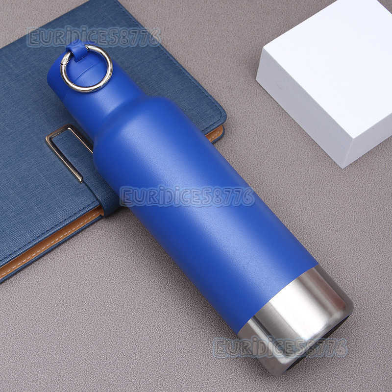 Stainless Steel Insulated Cup Outdoor Portable Sports Water Bottle Simple Water Cup Space Bottle Small Mouth Bottle H250911