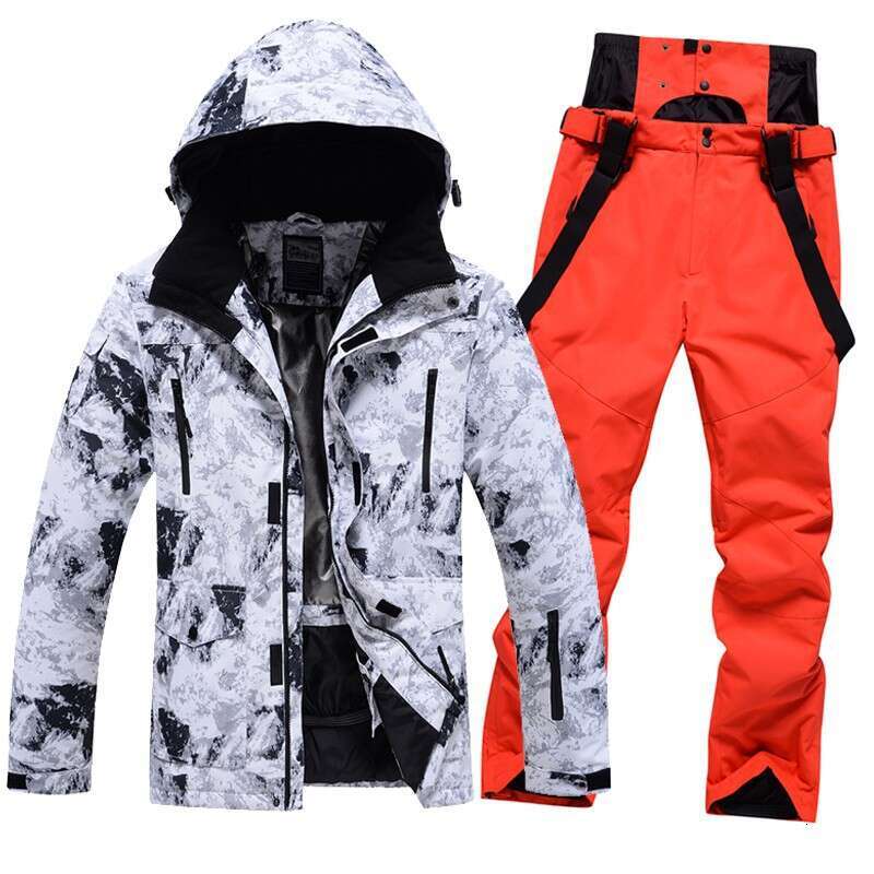 Ski Suits For Couples, Windproof, Waterproof, Warm, Single Double Board Skiing Clothes And Pants