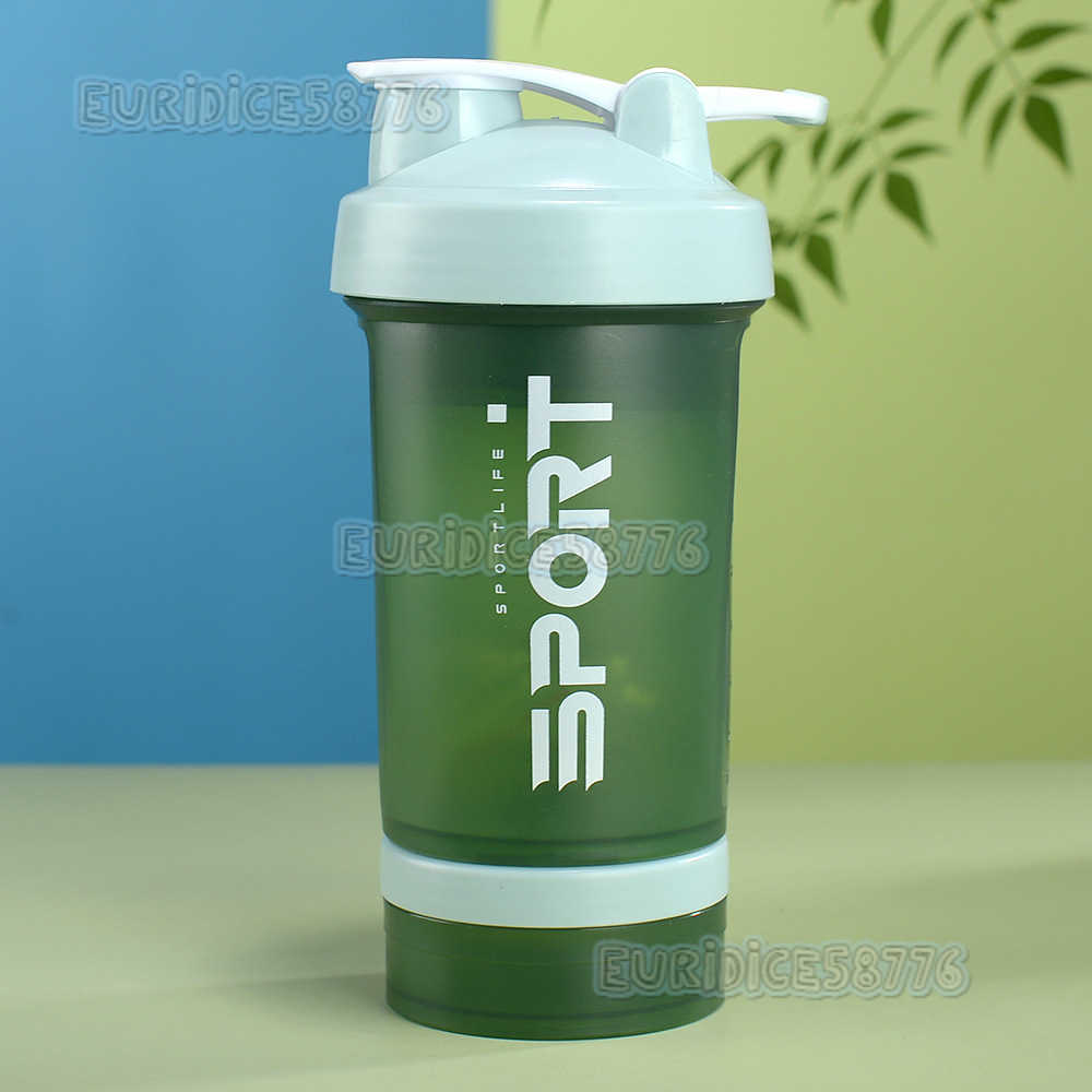 Sports Shaker Cup Portable Sports Sealed Waterproof Coffee Cup Multifunctional Large Capacity Plastic Water Cup H250911