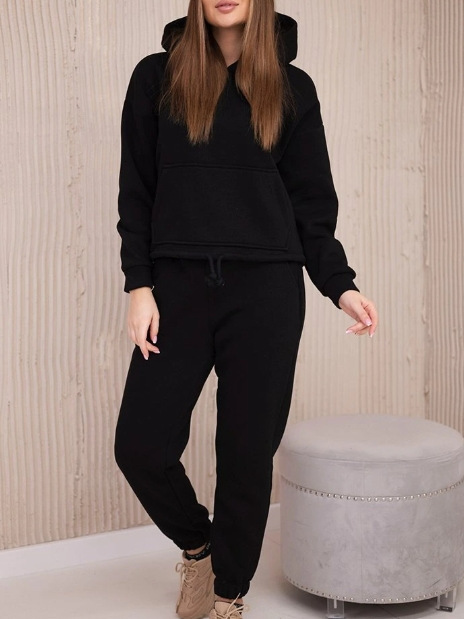 2025 autumn and winter hot selling European and American women's long sleeved top loose sports casual two-piece set autumn and winter new designe