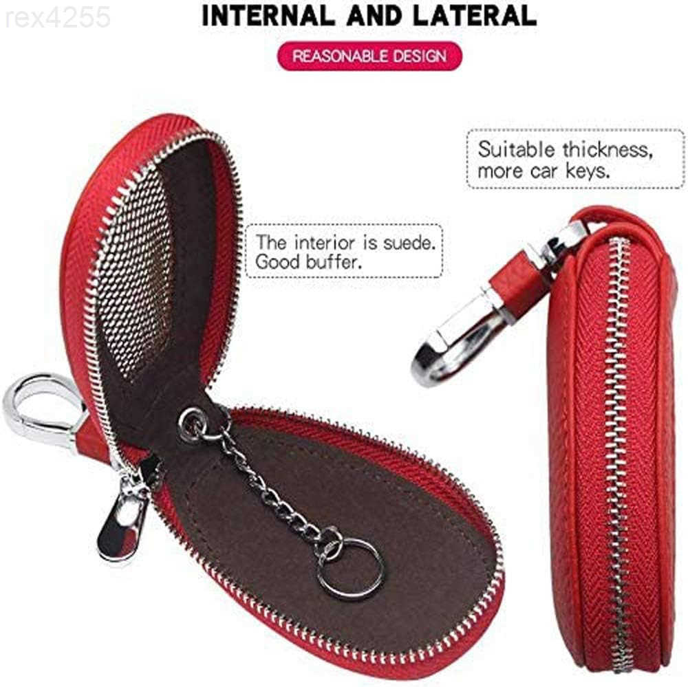 Premium Car Key Fob Case Genuine Leather Car Smart Key fob Holder for Remote Key FobW250911
