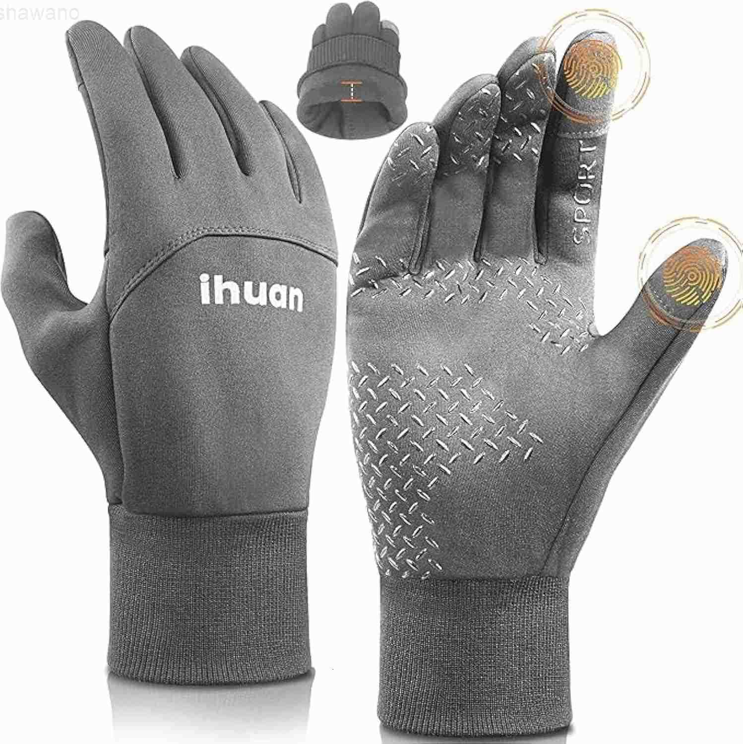 Winter Gloves for Men Women Waterproof Running Cycling for Cold Weather Thermal Warm Windproof Material and Touch Screen Finger for Skiing Snow Drivin