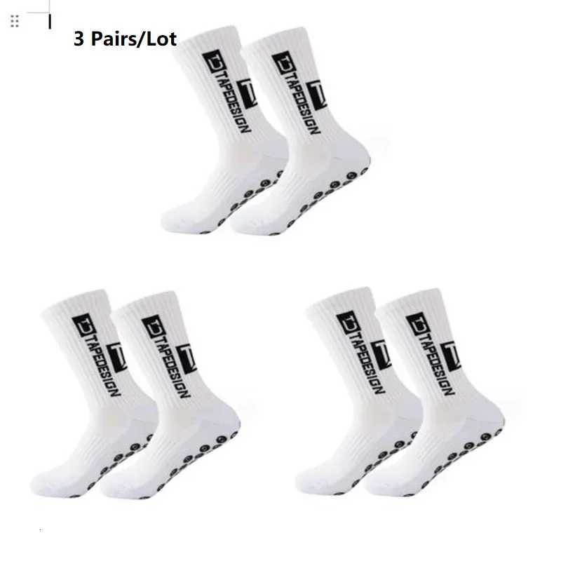 126 Pairs AntiSlip Football Socks Men Women Sports Socks Breathable Silicone Bottom Soccer Sport Running Cycling Grip Sock D250911