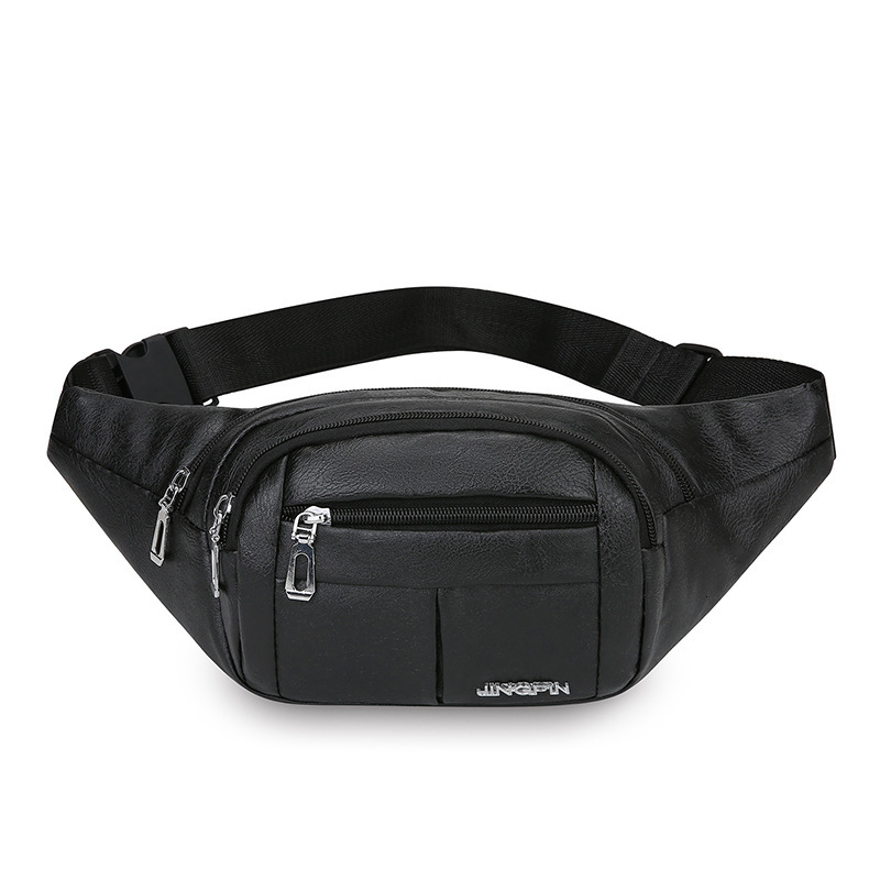 Men S Waist Luxury Bag Bag New Business Designer Bag Single Shoulder Crossbody Bag PU Free Shipping Leather Texture Fashion Chest Bag Business Cashier